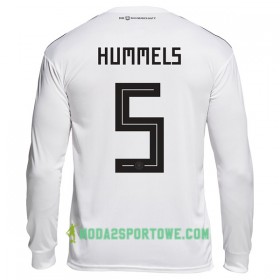 Koszulka Niemcy Hummels 5 Mistrzostwa Świata 2018 Domowe Stroje Piłkarskie Długi Rękaw